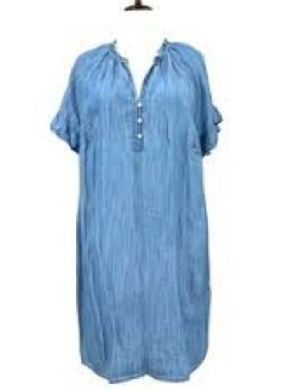 Lands’ End Large Chambray Dress